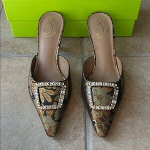 Sam Edelman Brit Jewel, Patterned Mules